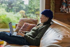 Woman with Laptop
